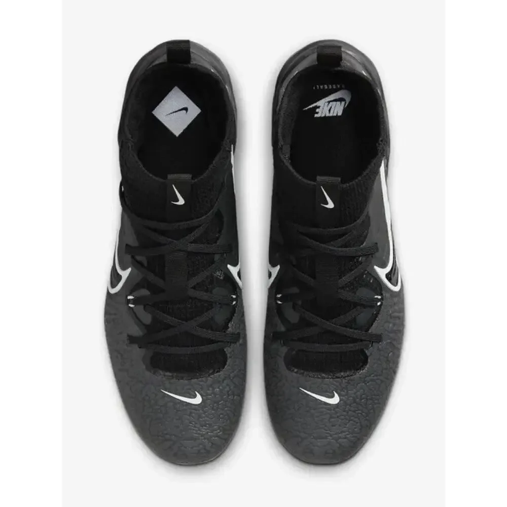 Nike Black Grey Nike Alpha Huarache NXT Metal Baseball Cleats, Sz 7.5 -- NWOB